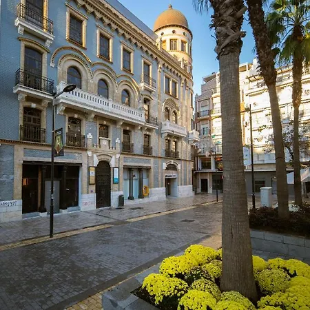 Conjunto De Apartamentos Antiguo Palacio Hotel Paris Huelva Exterior photo