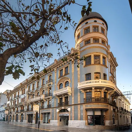 Conjunto De Apartamentos Antiguo Palacio Hotel Paris Huelva Exterior photo